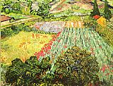Famous Field Paintings - Field of Poppies I